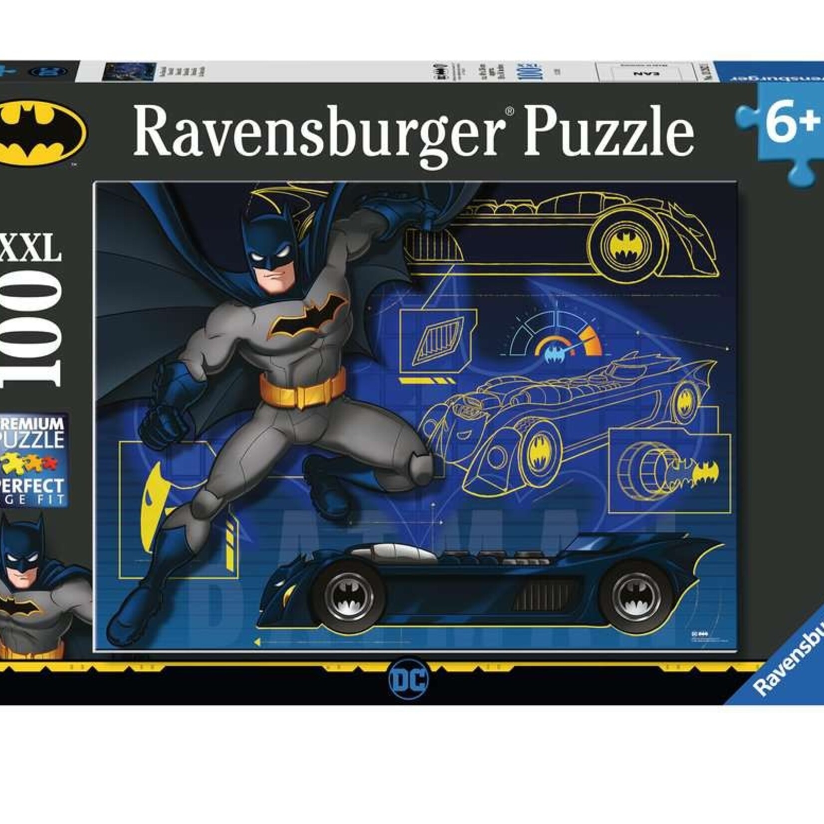Ravensburger Ravens 100XXL Batman et la Batmobile
