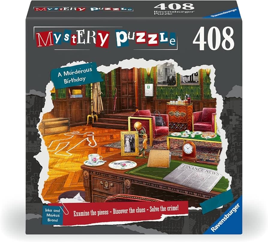 Ravensburger Ravens 408 - Mystery Puzzle A murderous birthday