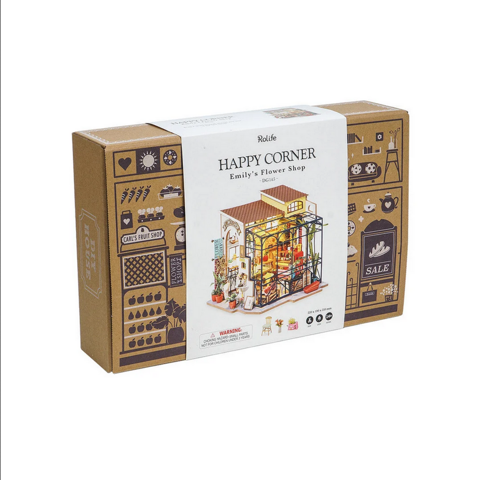 Robotime Rolife - Happy Corner - Emily's Flower Shop