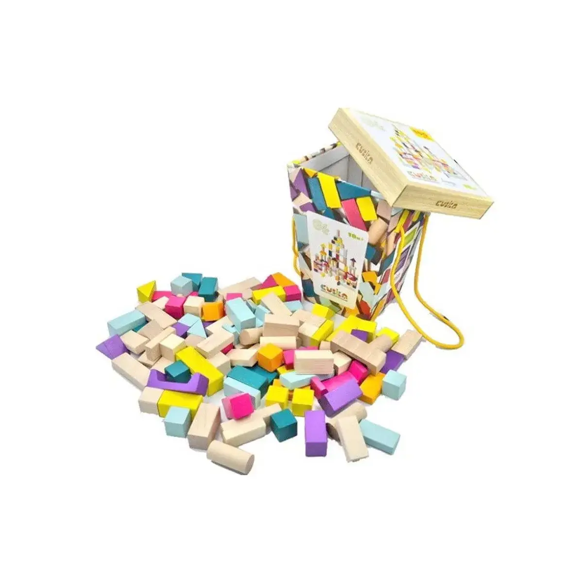 Cubika Cubika 100 blocs de construction en bois