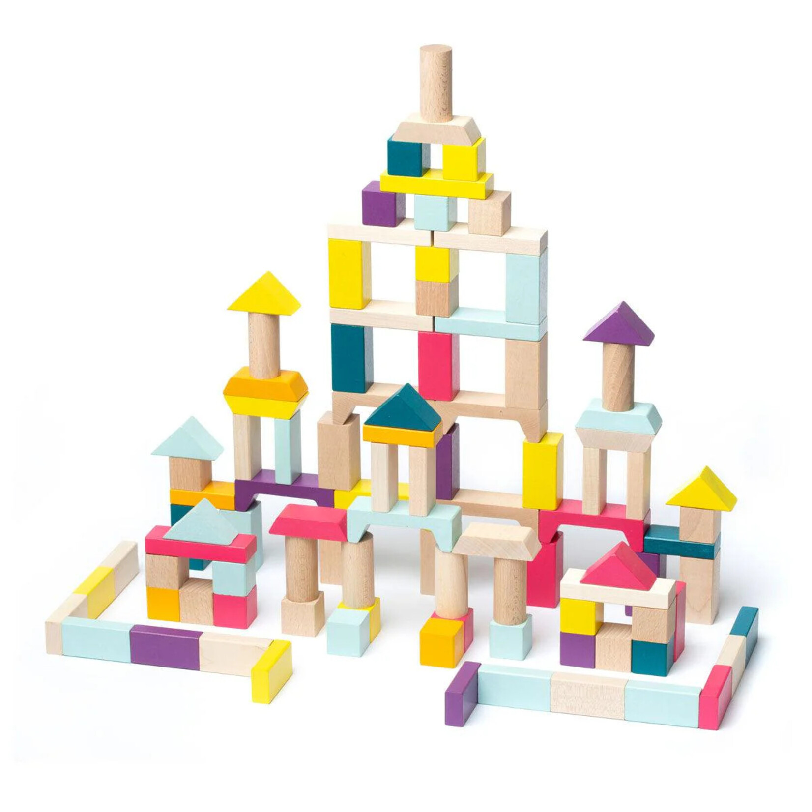 Cubika Cubika 100 blocs de construction en bois