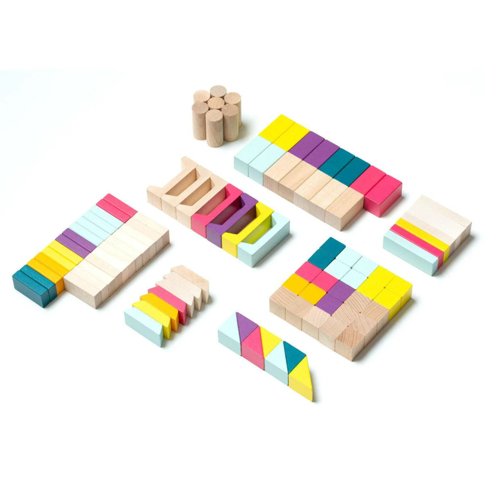 Cubika Cubika 100 blocs de construction en bois