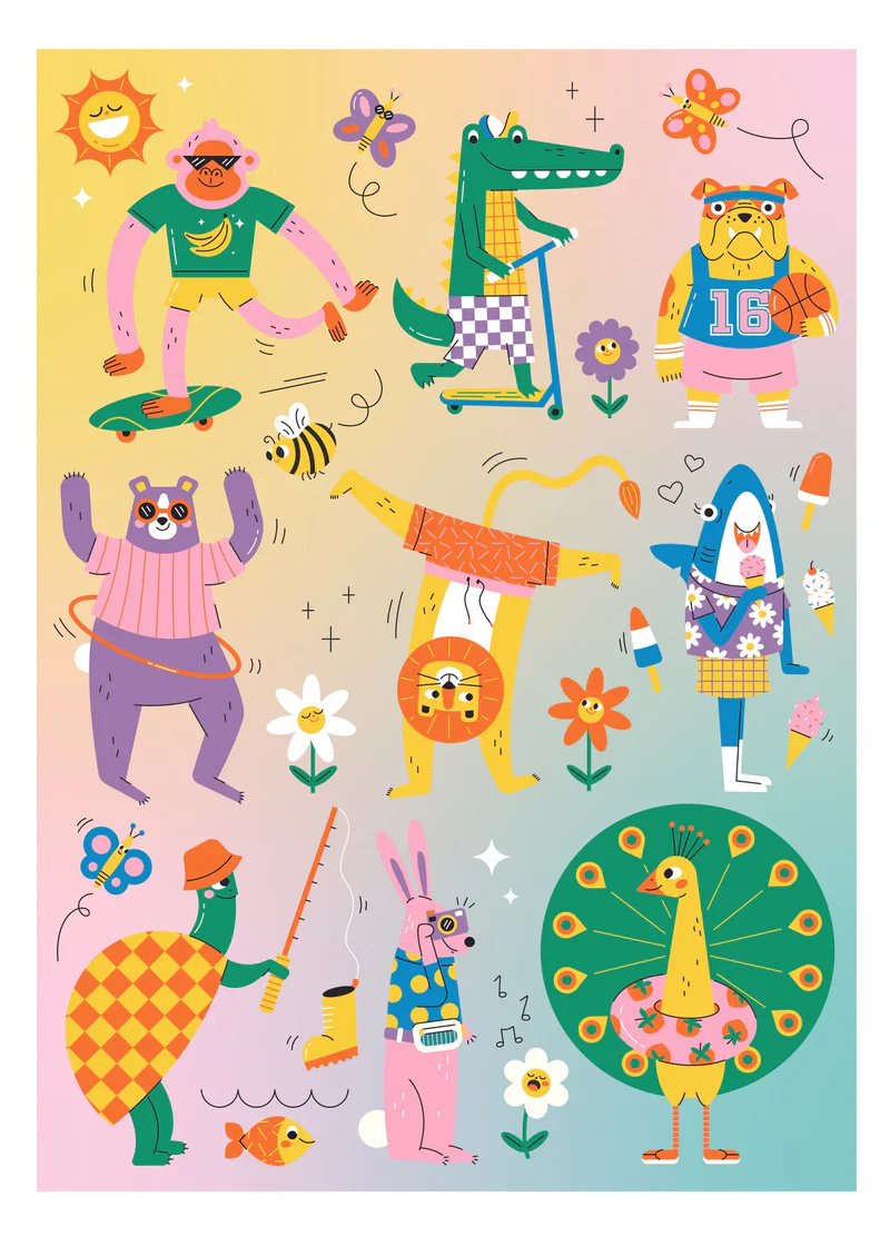 Holiyay Holiyay 1000 - Animaux Festifs
