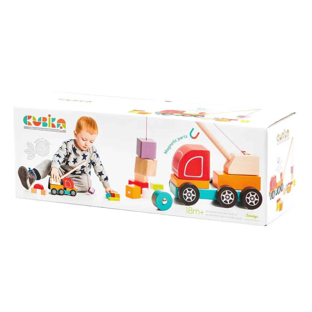 Cubika Cubika Camion-Grue en bois