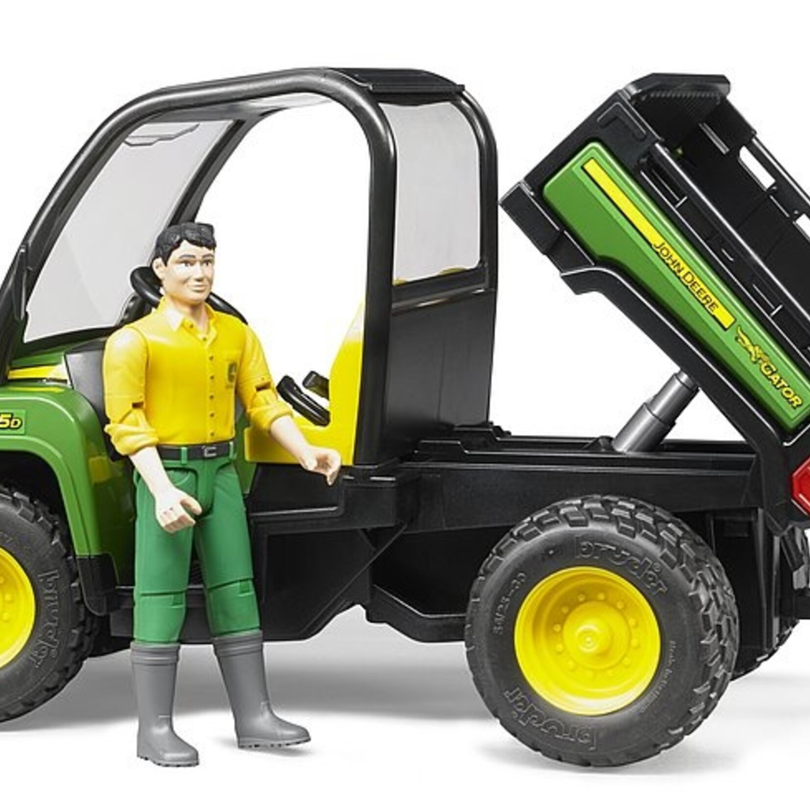 Bruder Bruder 09812 - John Deere Gator XUV 855D avec conducteur