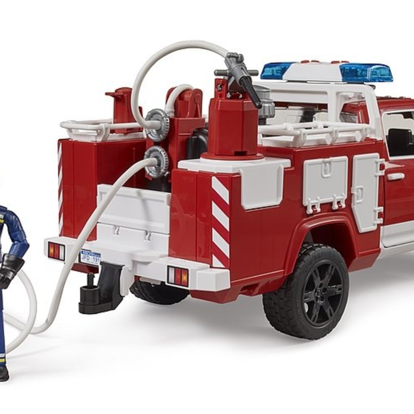 Bruder *****Bruder 02544 - RAM 2500 Chariot d’intervention de pompiers avec module son et lumière