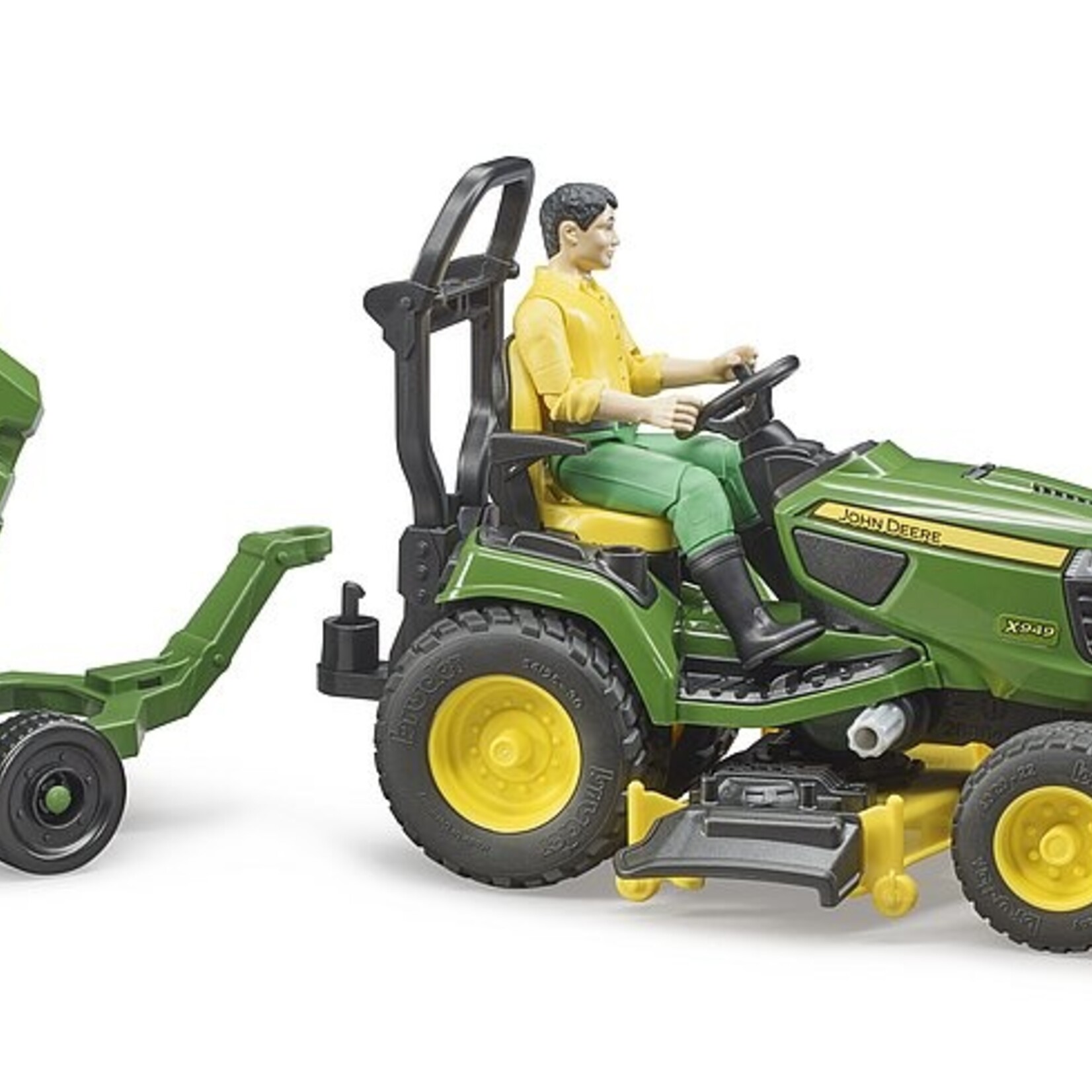 Bruder Bruder 09824 - Tracteur  avec remorque et  jardinier