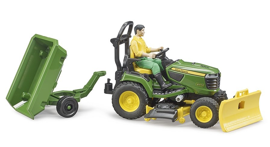 Bruder Bruder 09824 - Tracteur  avec remorque et  jardinier
