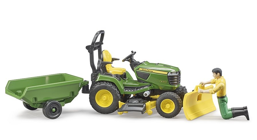Bruder Bruder 09824 - Tracteur  avec remorque et  jardinier