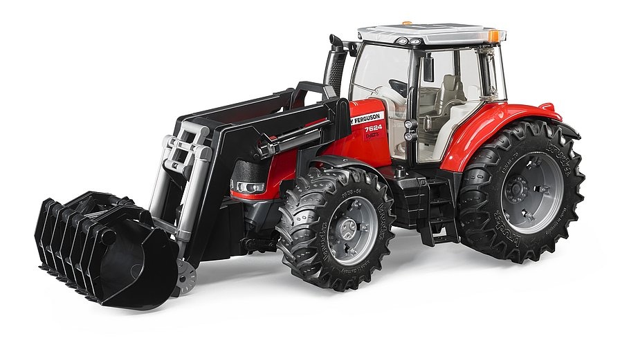 Bruder Bruder 03047 - Tracteur Massey Ferguson 7624 avec chargeuse avant