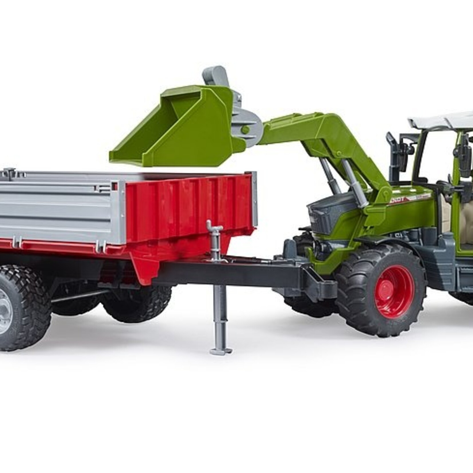 Bruder Bruder 02182 - Fendt with frontloader and tipping trailer