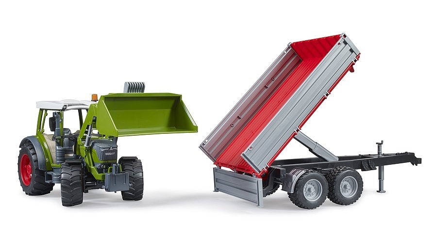 Bruder Bruder 02182 - Fendt with frontloader and tipping trailer