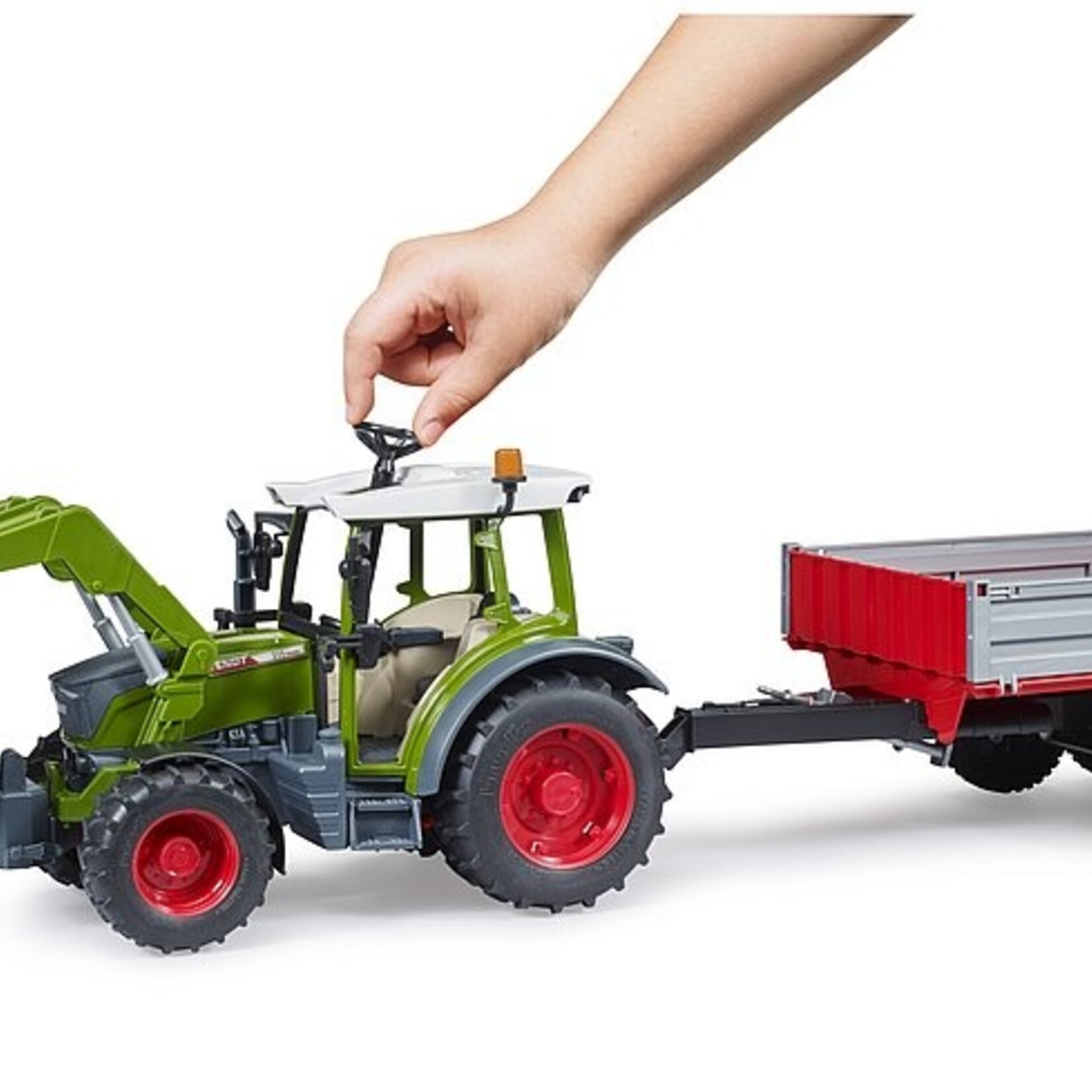 Bruder Bruder 02182 - Fendt with frontloader and tipping trailer