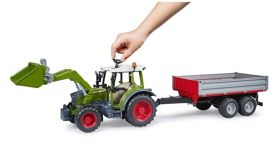 Bruder Bruder 02182 - Fendt with frontloader and tipping trailer