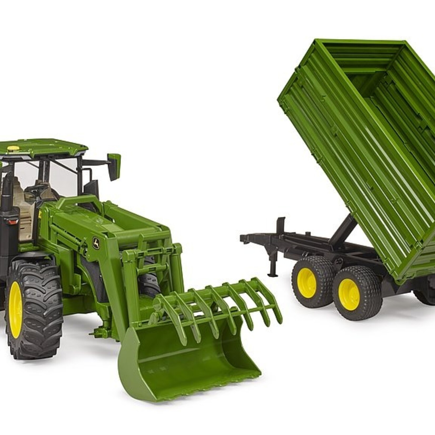 Bruder Bruder 09828 - John Deere avec remorque