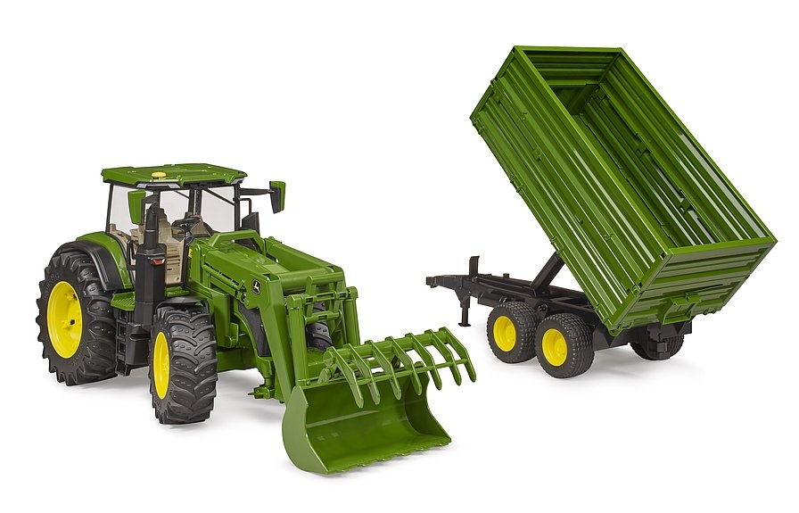 Bruder Bruder 09828 - John Deere avec remorque
