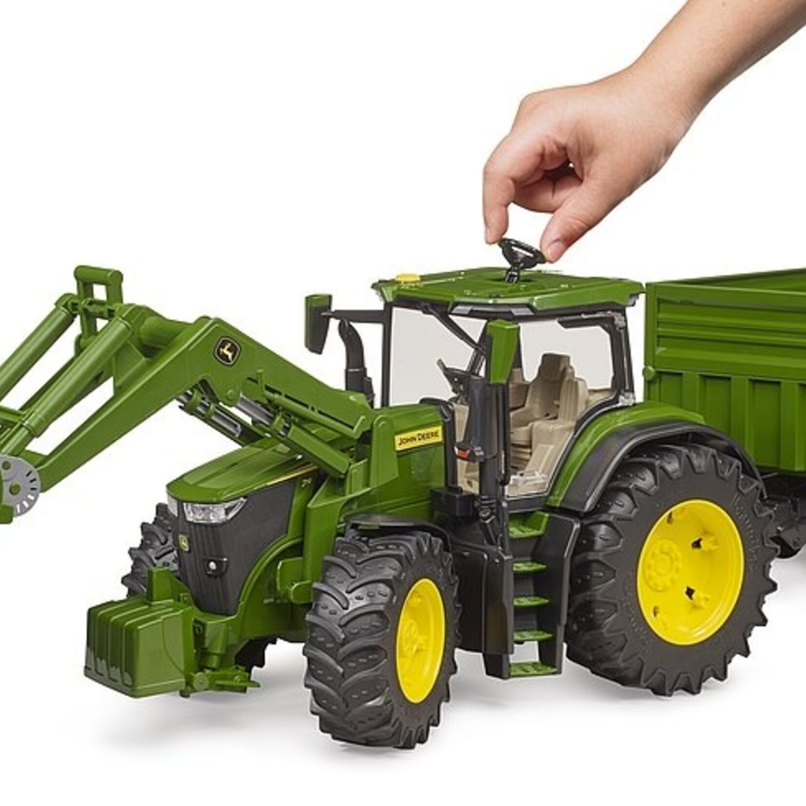 Bruder Bruder 09828 - John Deere avec remorque