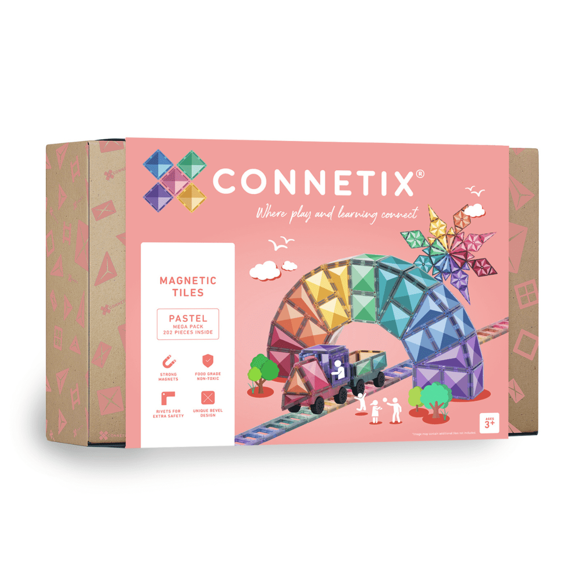 Connetix Connetix - Pastel Mega Pack 202 Pièces
