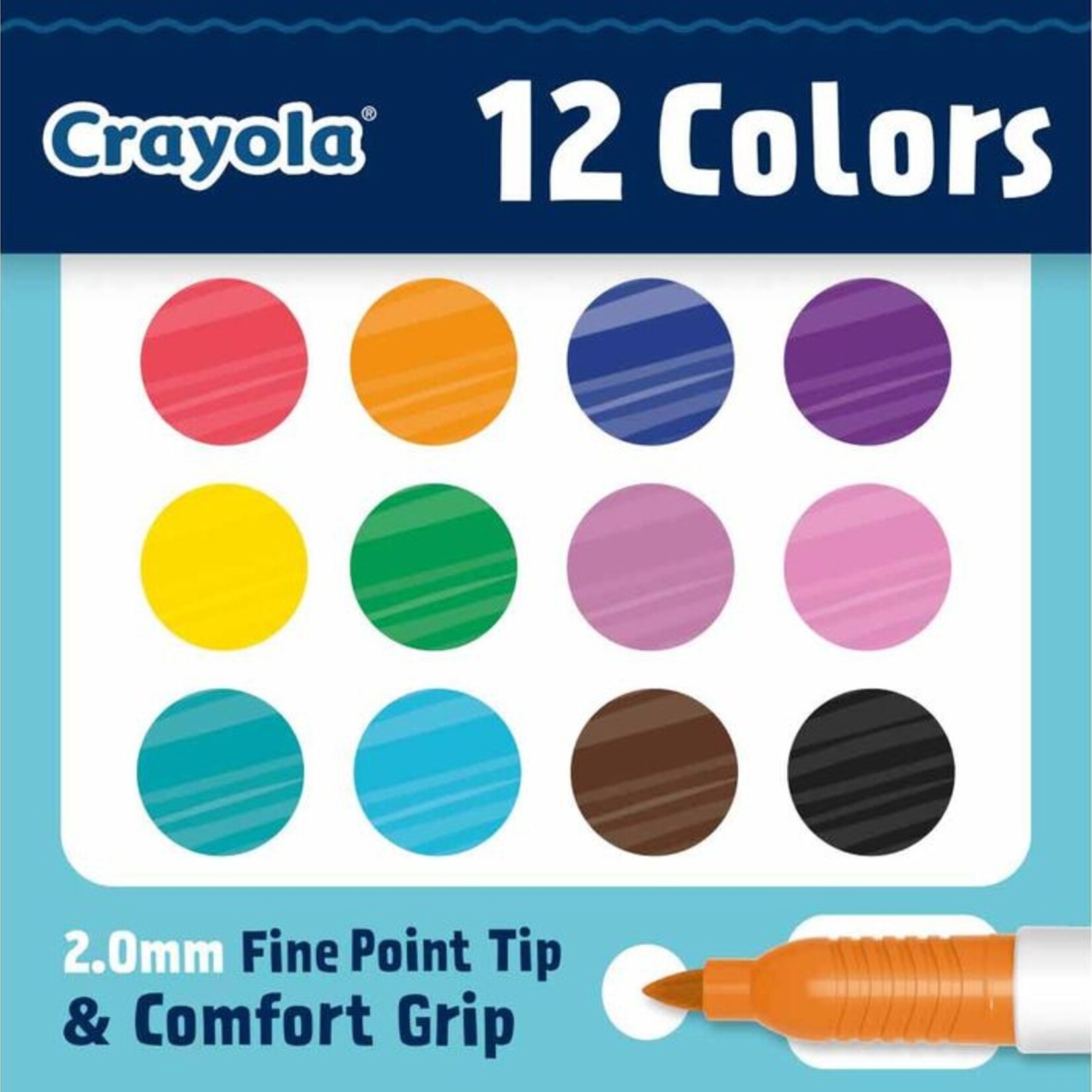 Crayola Crayola Doodle Marker 12 pointes fine