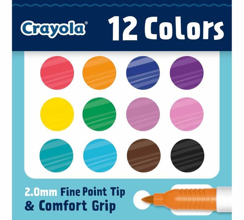 Crayola Crayola Doodle Marker 12 pointes fine