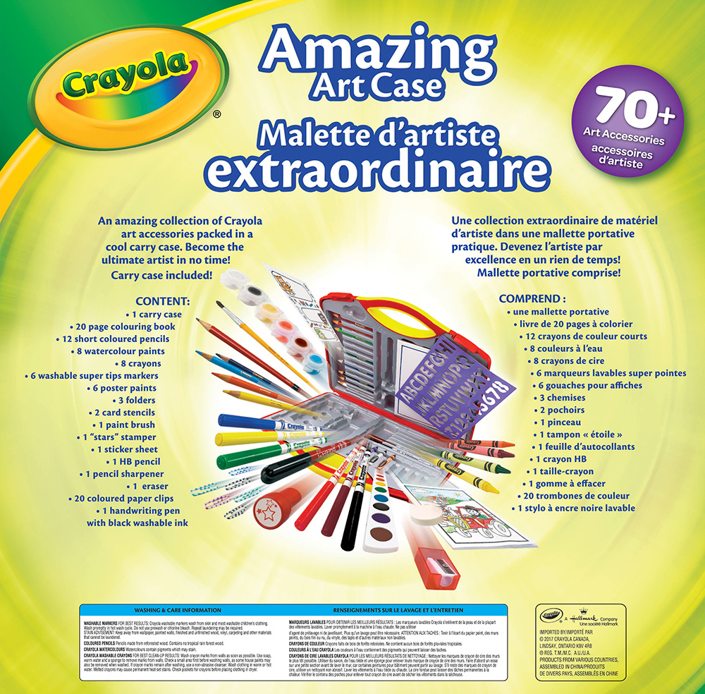 Crayola Mallette d'artiste Extraordinaire