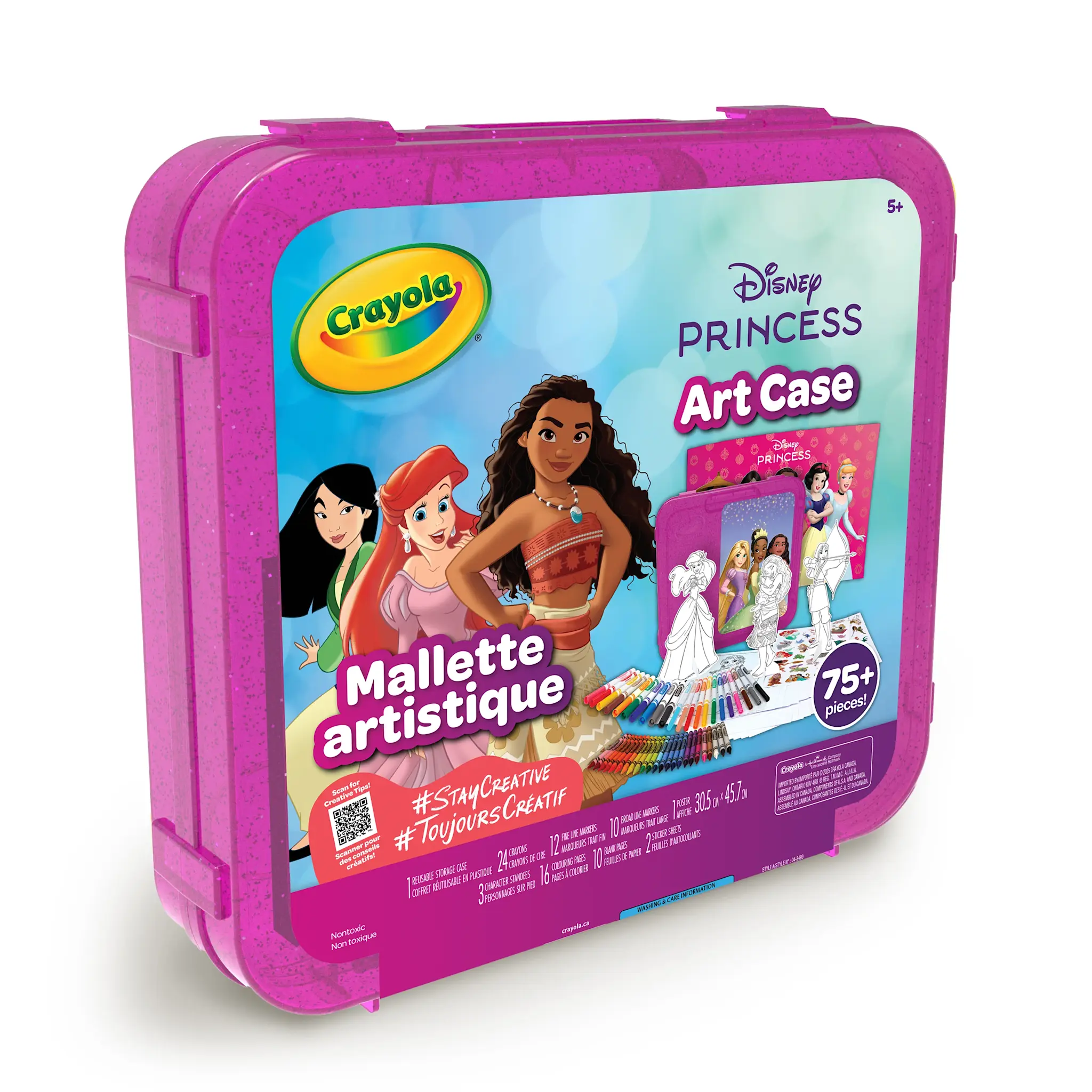 Crayola Crayola Disney Princess Mallette Artistique 75 + pièces