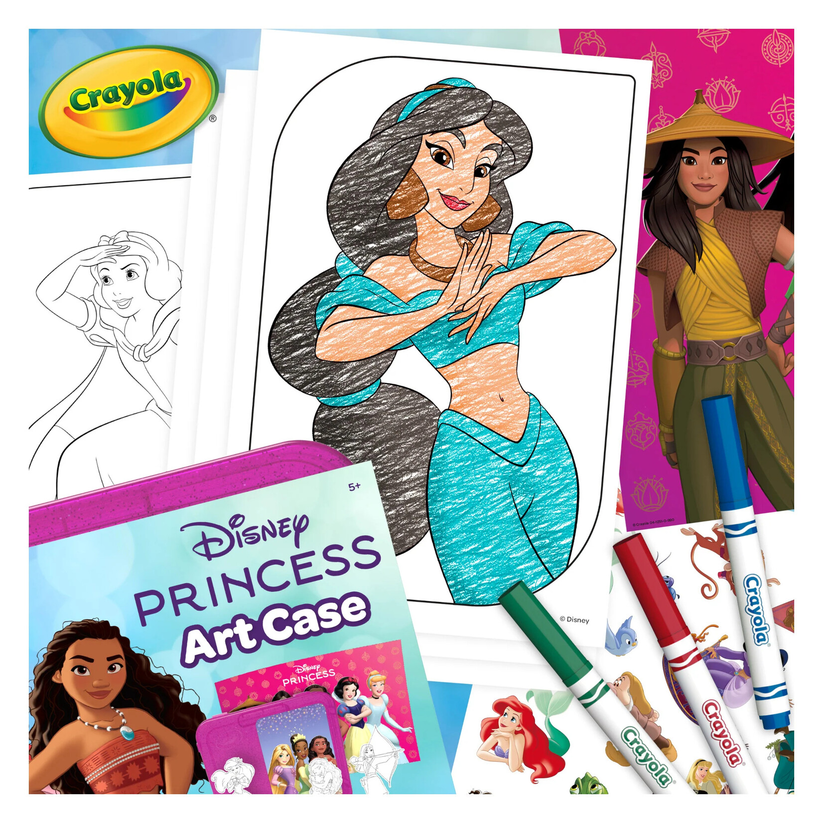 Crayola Crayola Disney Princess Mallette Artistique 75 + pièces