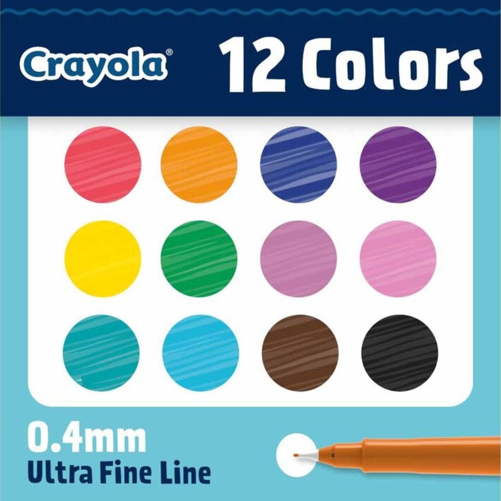 Crayola Crayola Doodle Marker 12 ultra fine