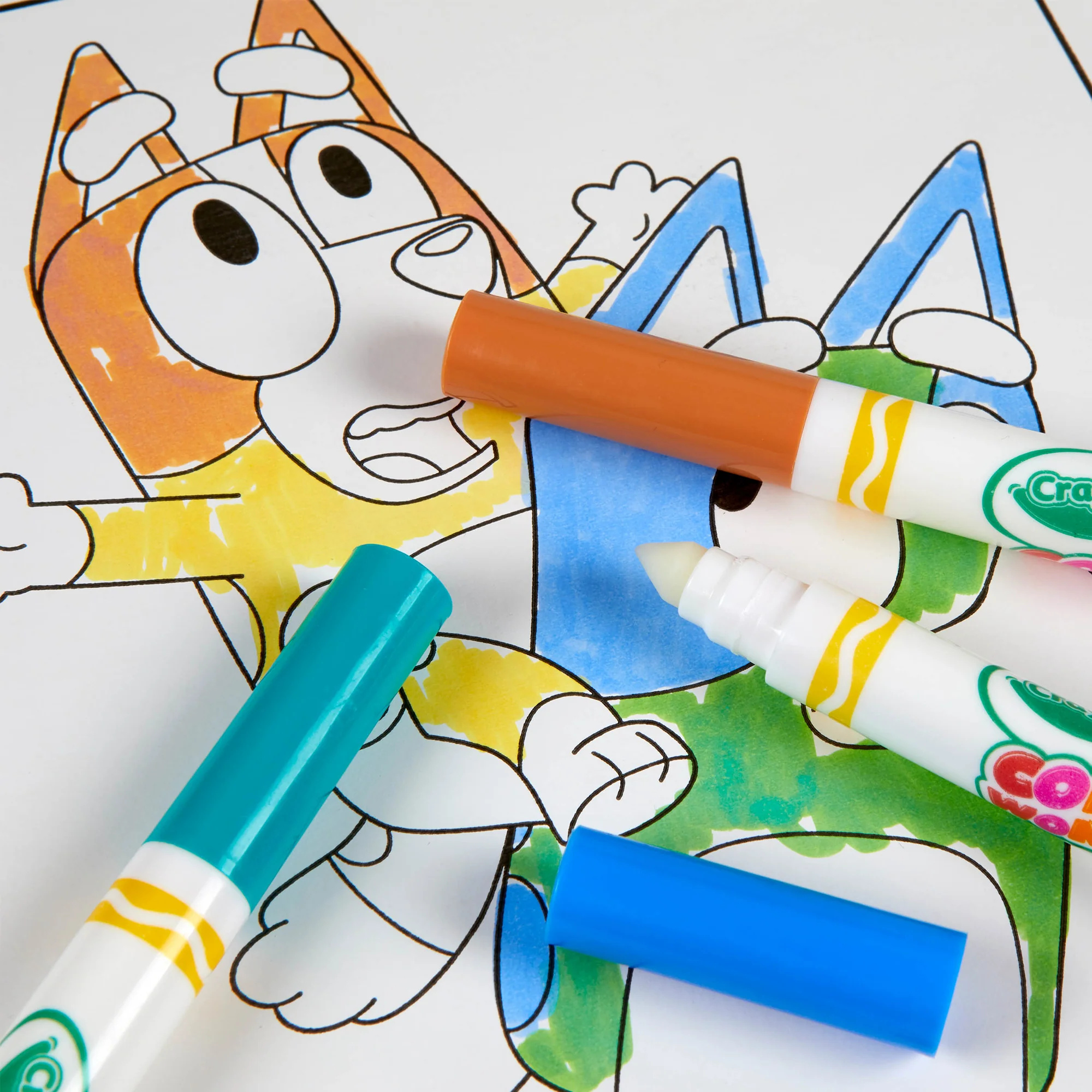 Crayola Crayola Color Wonder Bluey 18 pages et 4 marqueurs