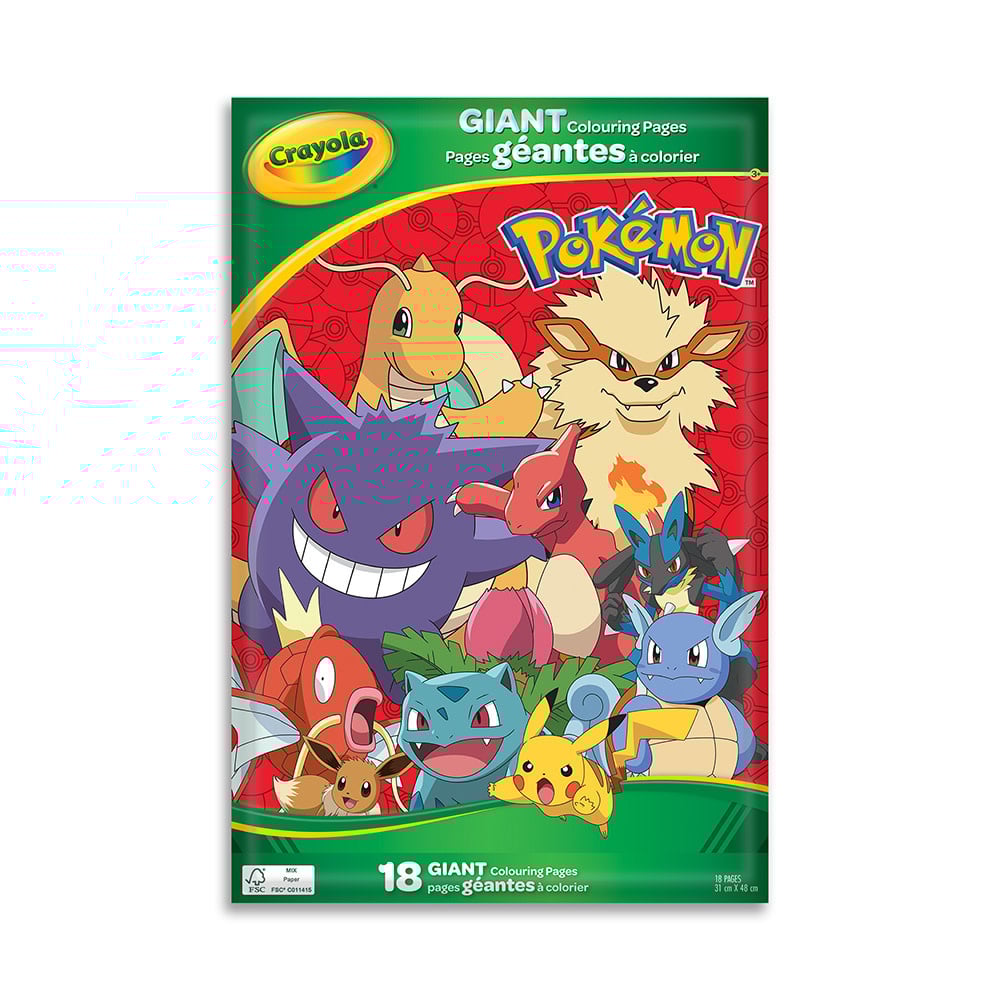 Crayola Crayola - Pokémon - Pages géantes à colorier