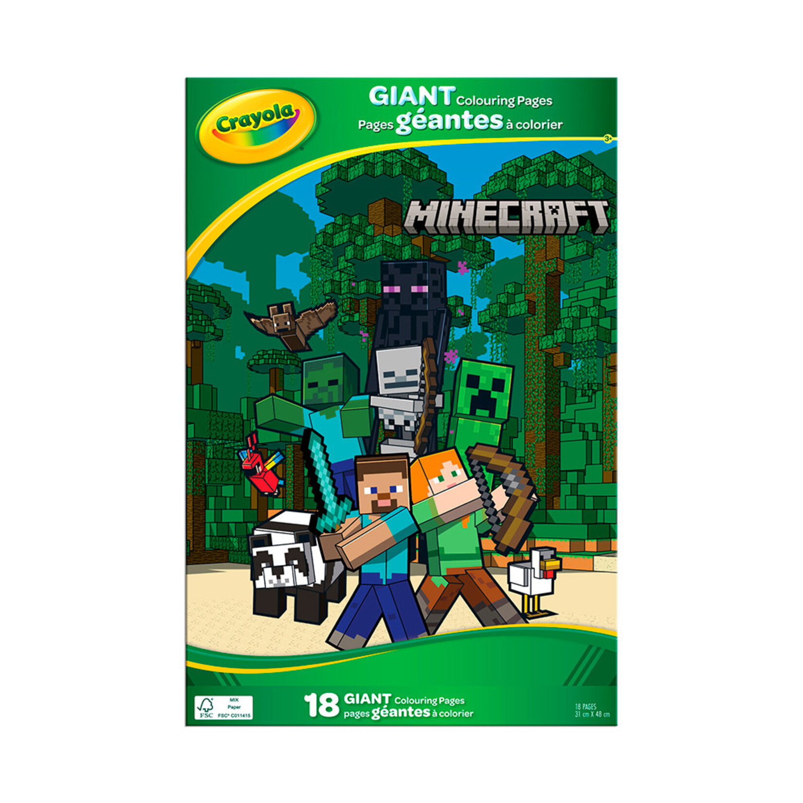 Crayola Crayola - Minecraft - Pages géantes à colorier