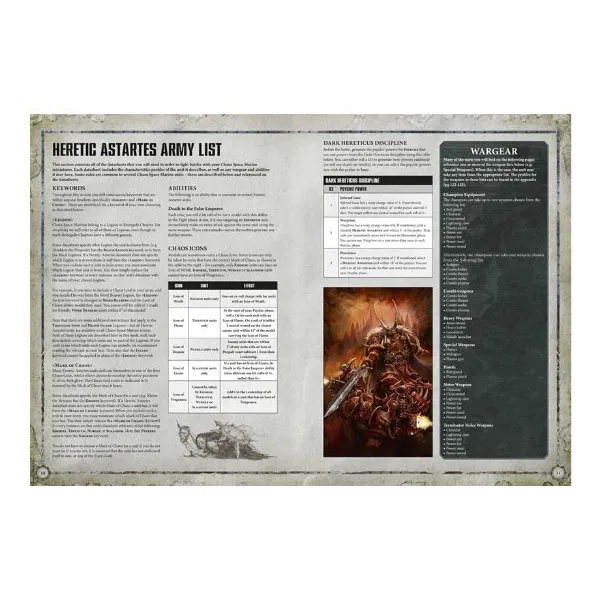 Games Workshop Warhammer 40K - Index - Chaos
