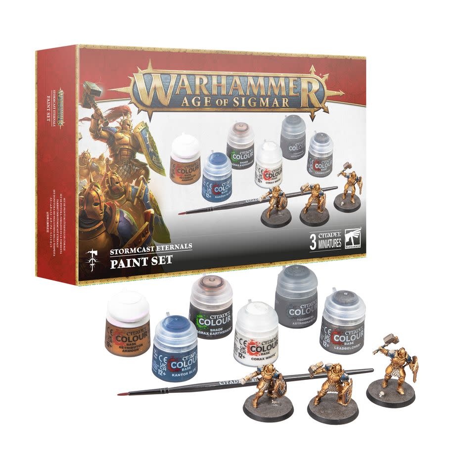 Games Workshop WAoS - Stormcast Eternals paint set