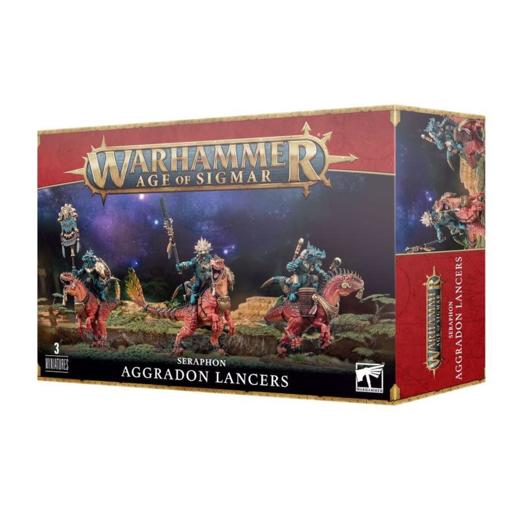Games Workshop WAOS - Seraphon Aggradon Lancers