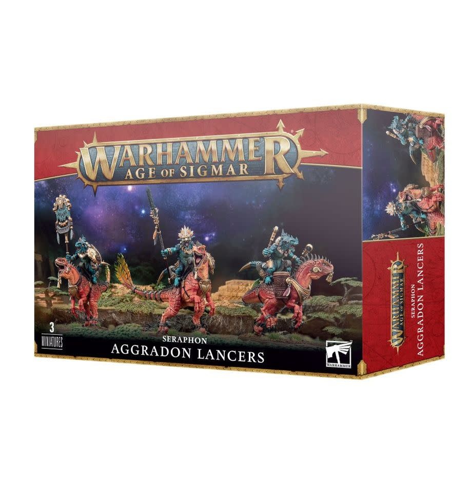 Games Workshop WAOS - Seraphon Aggradon Lancers
