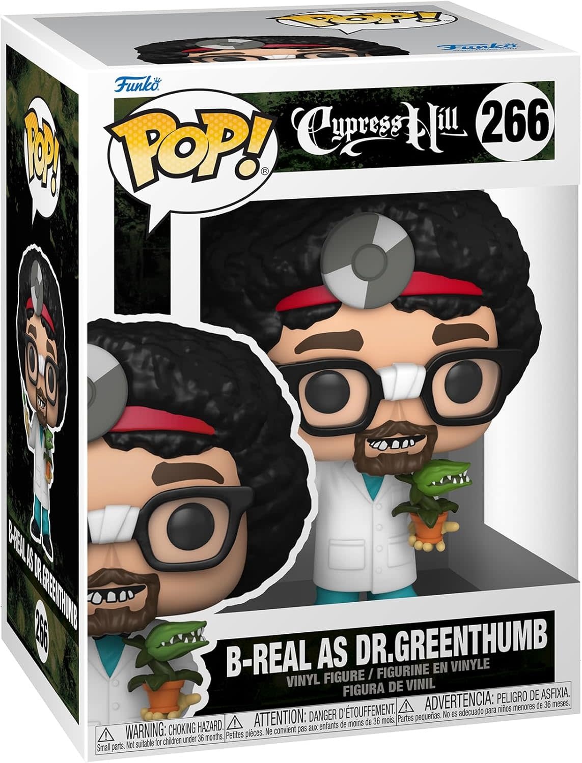 Funko Pop! Cypress Hill 266 - B'real as Dr. Greenthumb*