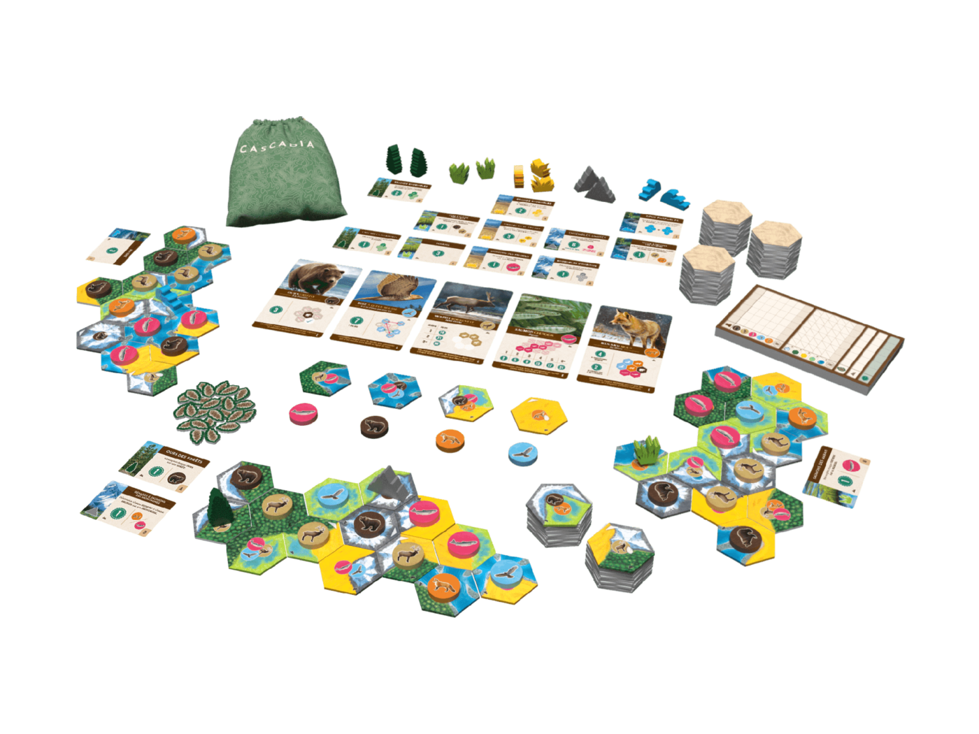 Lucky Duck Games Cascadia  Paysages extension