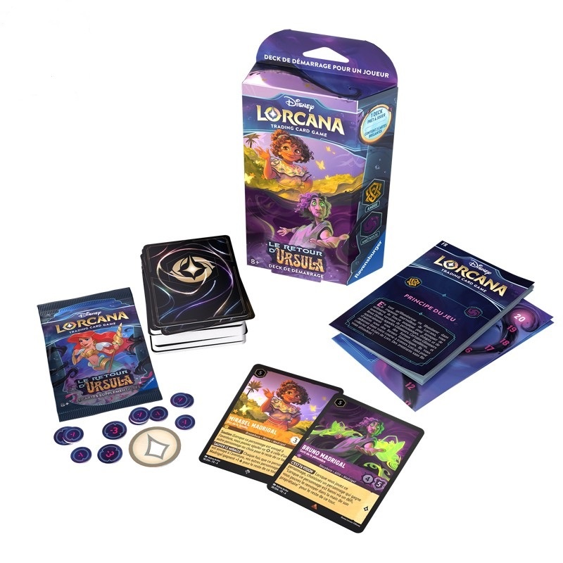 Ravensburger Lorcana - Le Retour d'Ursula Deck de Démarrage Ambre/Améthyste