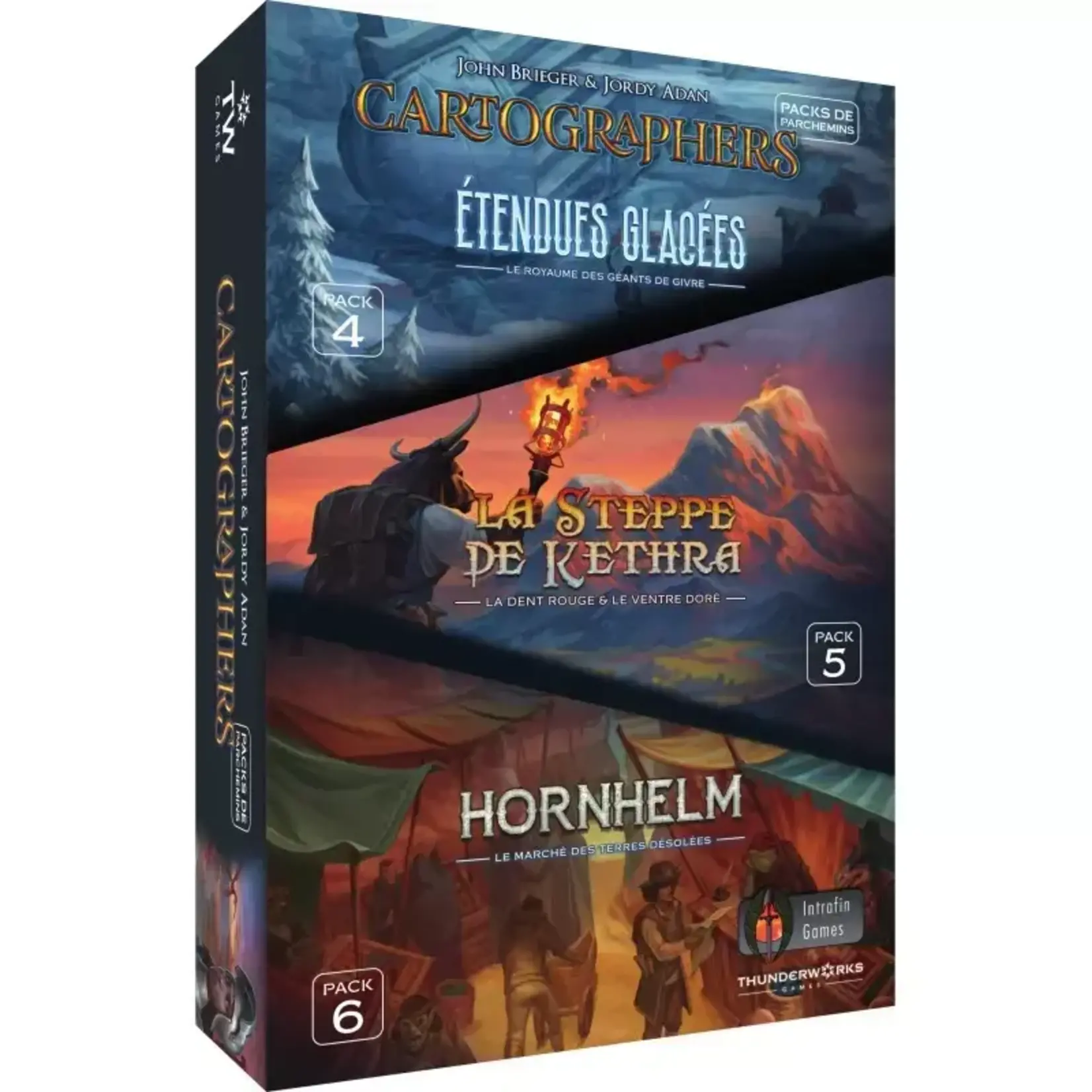 Intrafin Games Cartographers Packs de Parchemin
