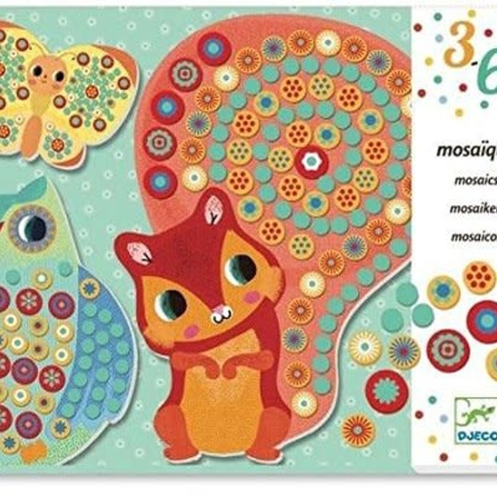 Djeco Djeco mosaïques mousse-mousse 3 - 6 ans