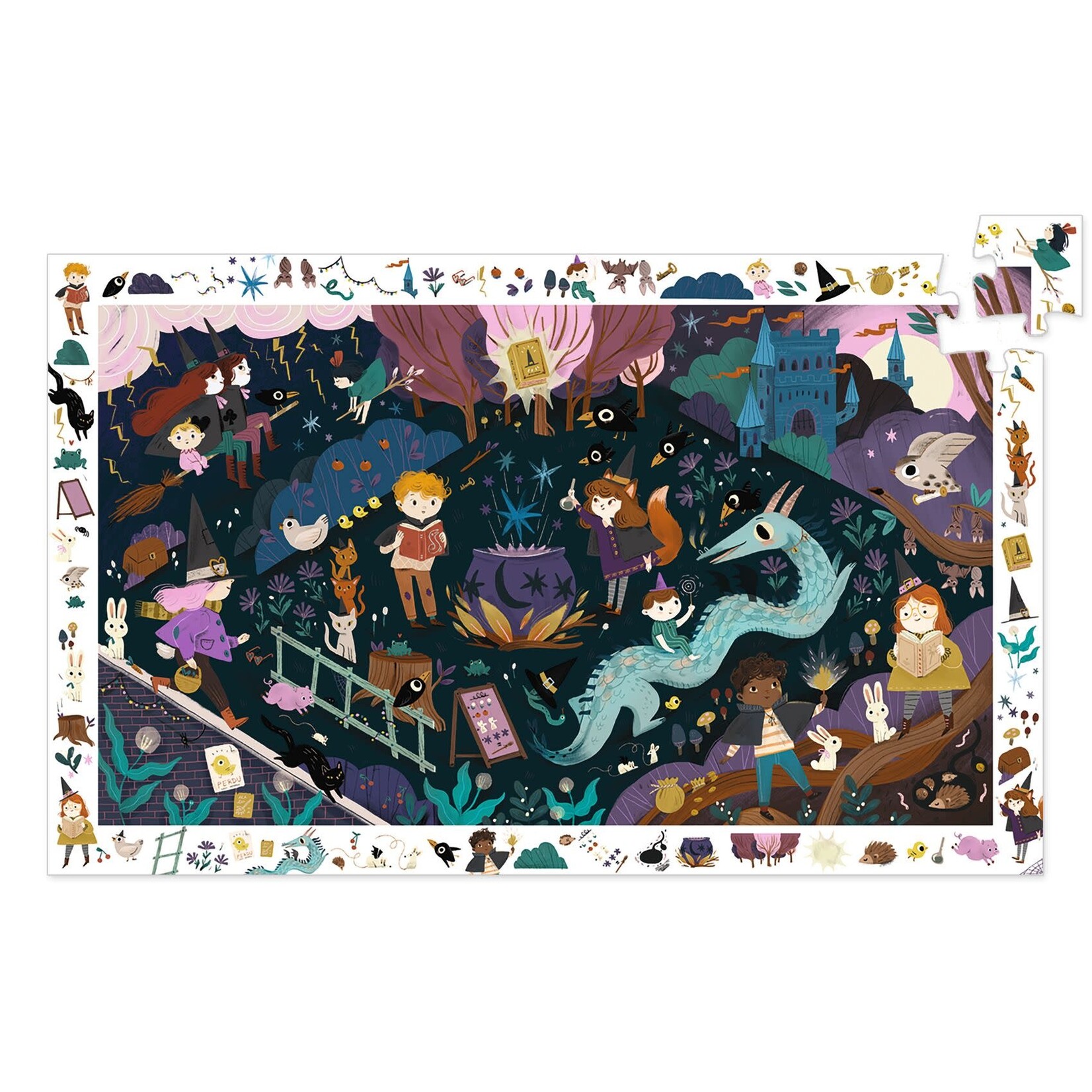 Djeco Djeco - Puzzle Observation 54 : Apprentis sorciers
