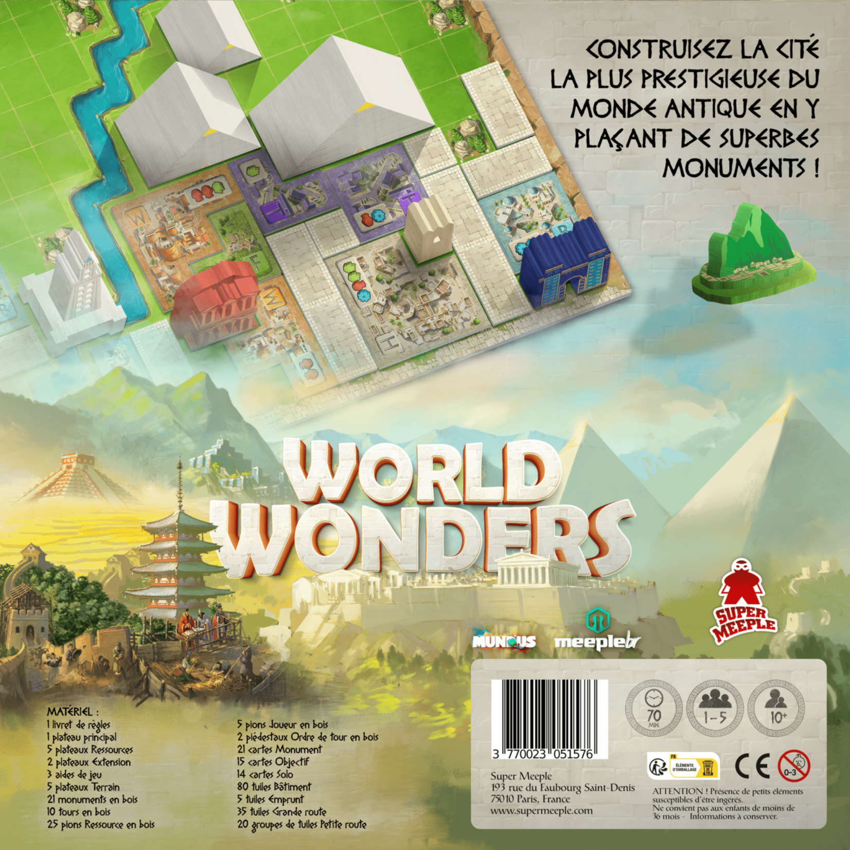 Super Meeple *****World Wonders (fr)