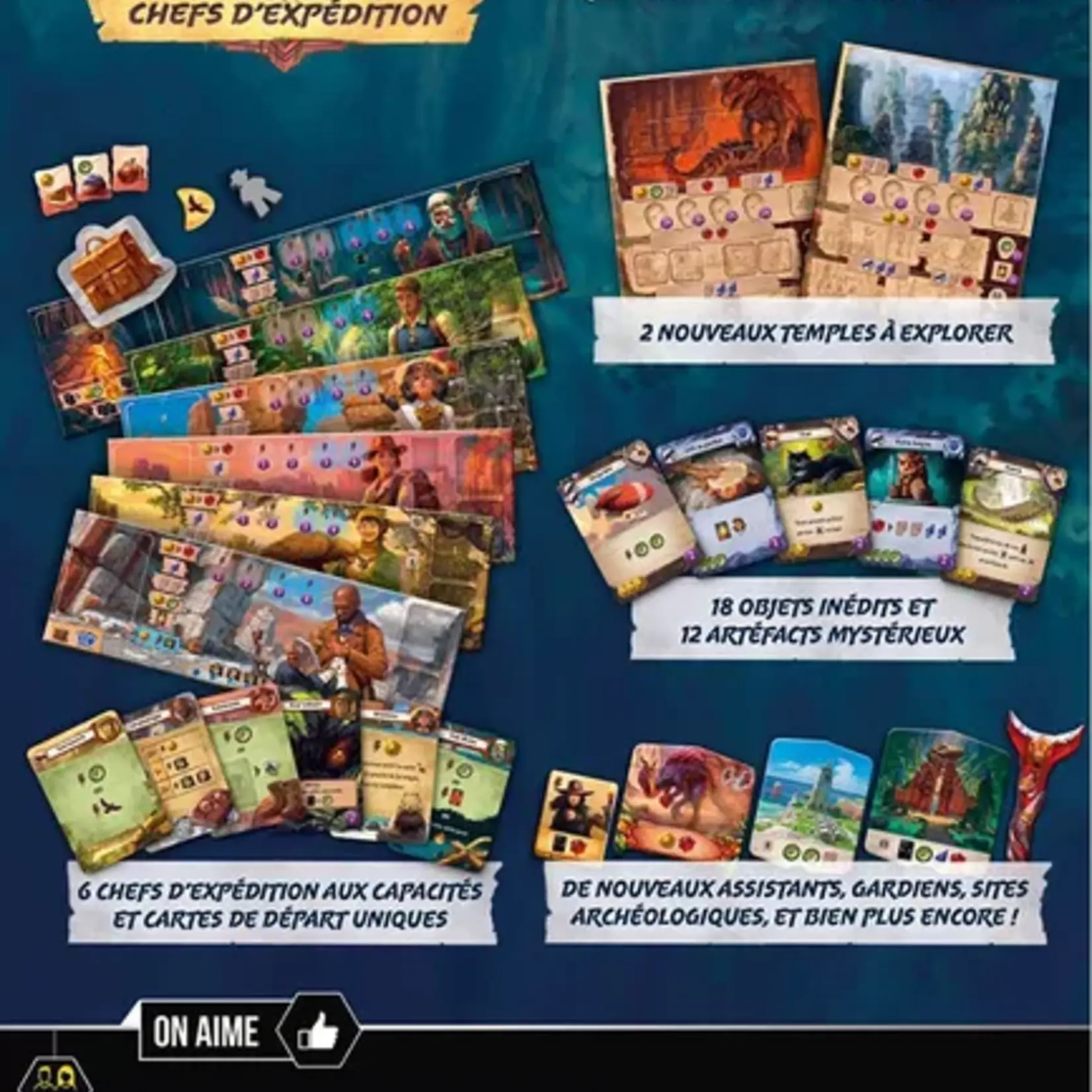 IELLO Les Ruines Perdues de Narak - Chefs d'expédition