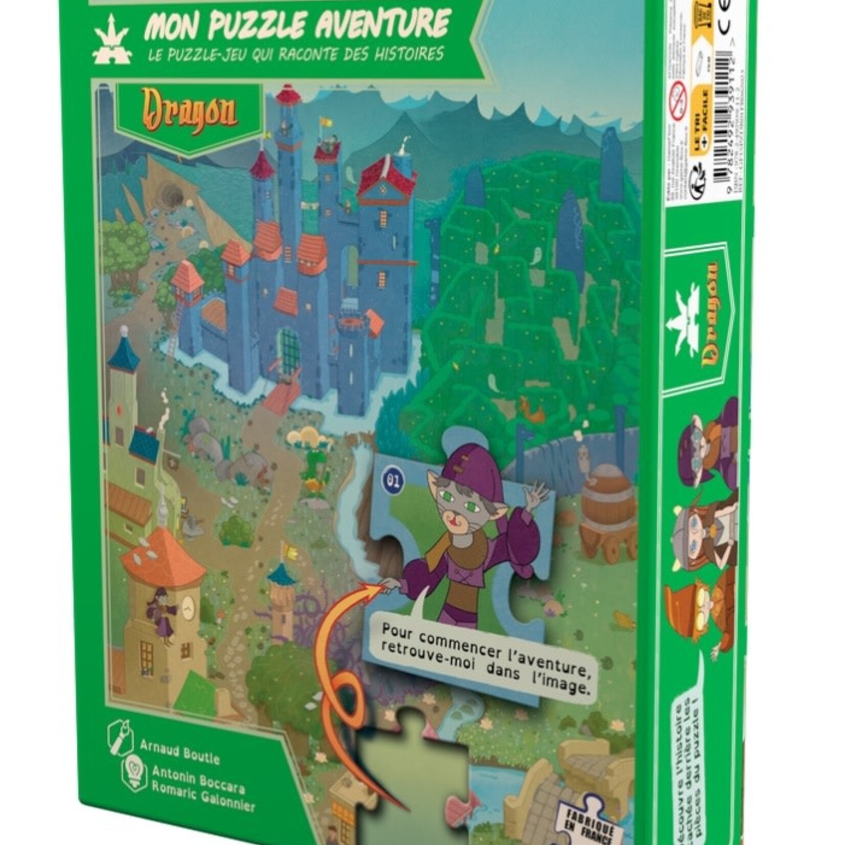Gameflow Mon Puzzle Aventure Dragon (le puzzle-jeu qui raconte des histoires)