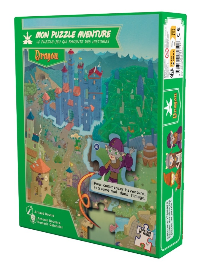 Gameflow Mon Puzzle Aventure Dragon (le puzzle-jeu qui raconte des histoires)