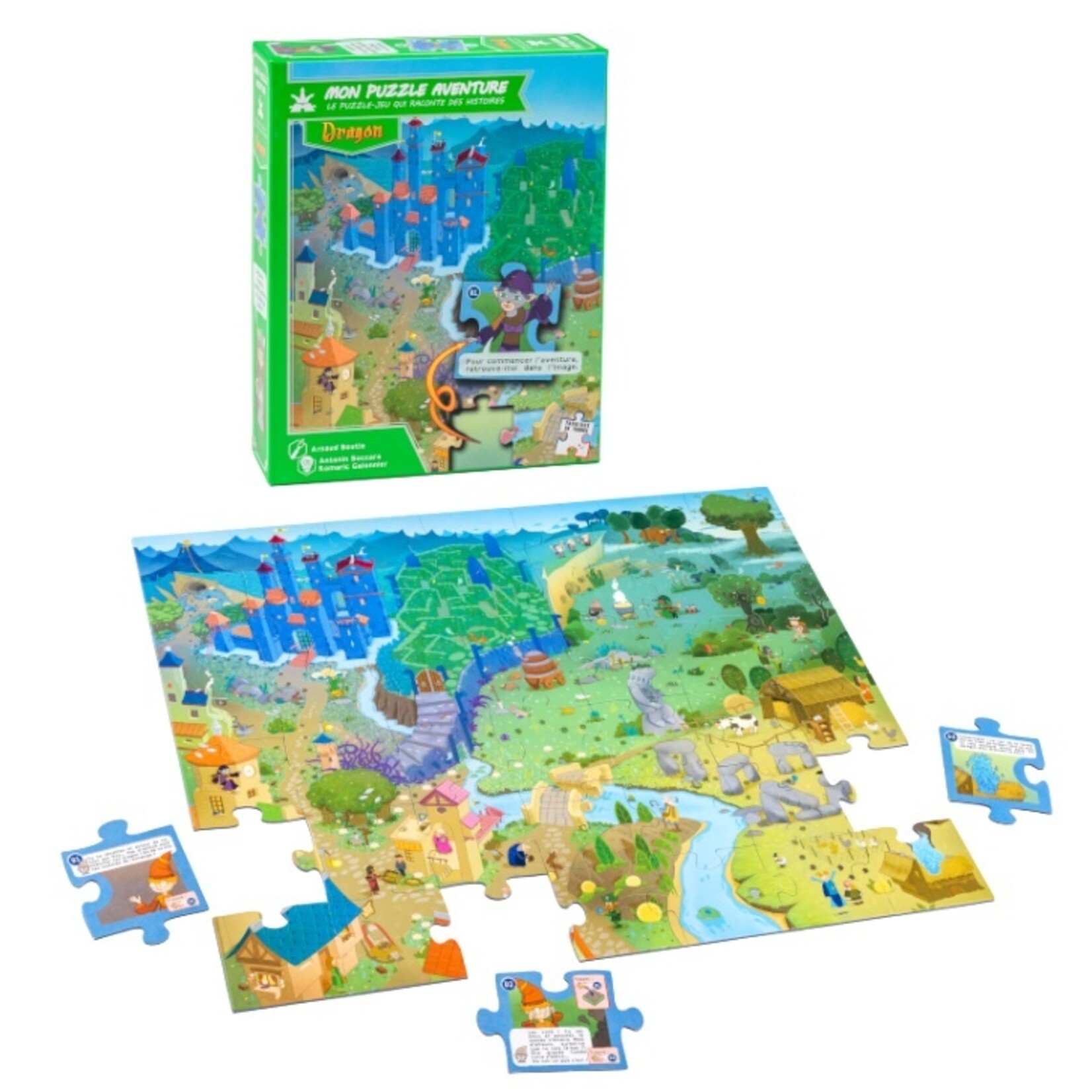 Gameflow Mon Puzzle Aventure Dragon (le puzzle-jeu qui raconte des histoires)