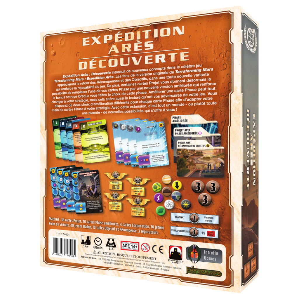 Intrafin Games Terraforming Mars Expédition Arès - ext. Découverte (FR)