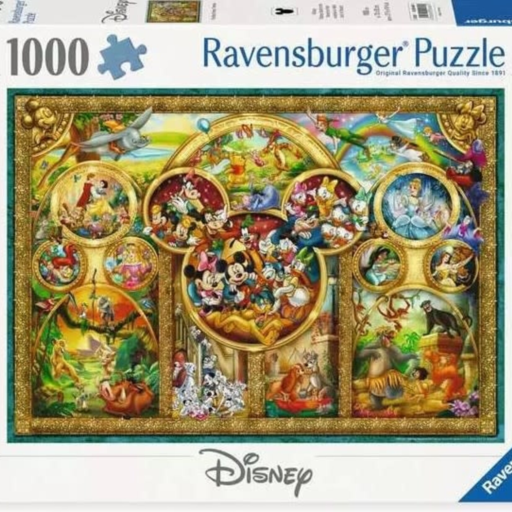 Ravensburger Ravens 1000 - Disney - The Best Disney Themes