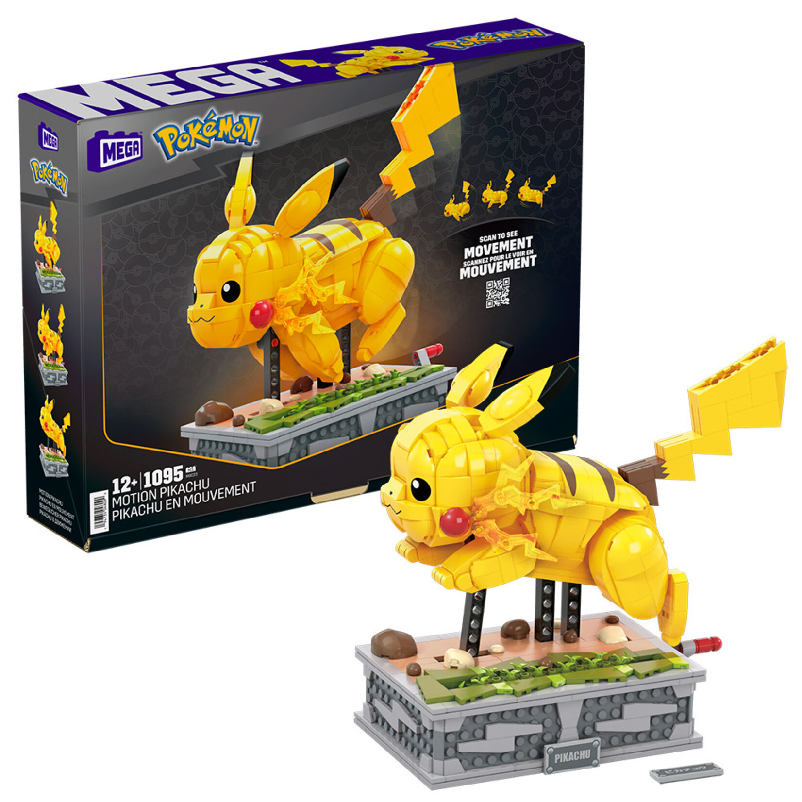 Mega Construx Mega Pokémon - Pikachu en mouvement
