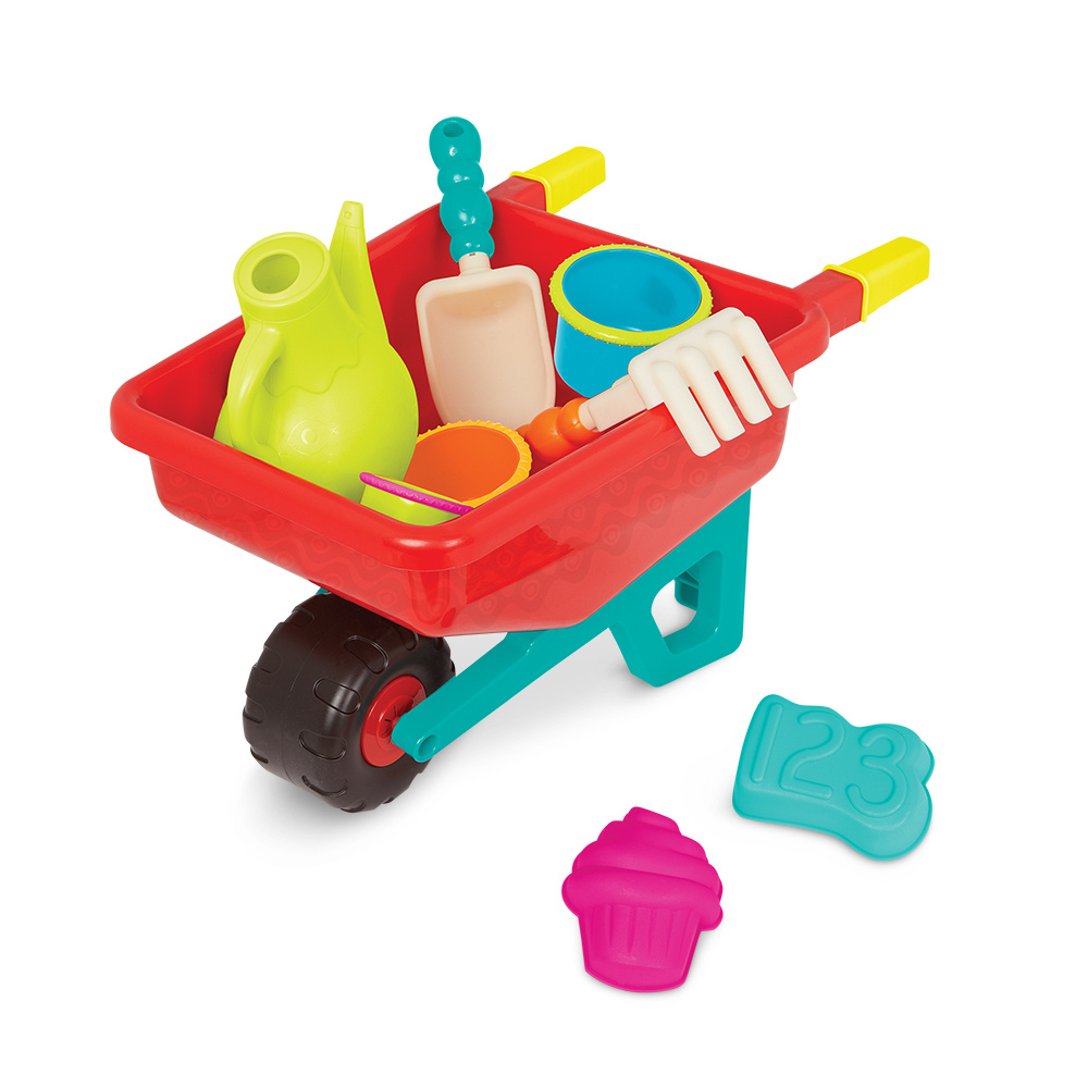 B. Collection Btoys Brouette avec accessoires de jeux